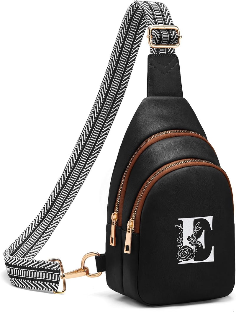 Viverte Crossbody Bags for Women Initial Sling Bag Cross Body Fanny Packs Personalized Gifts for Mom Women Wife - Image 1
